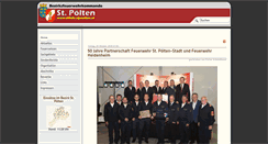 Desktop Screenshot of bfkdo-stpoelten.at